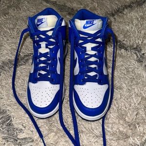 Nike Dunk High Top Royal Blue